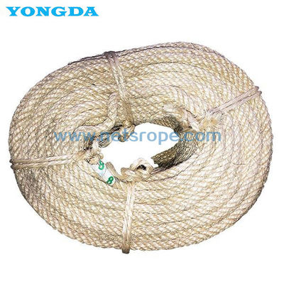 Ağır Görevli GBT15029-2009 Zor İşler İçin 4 Dişli Beyaz Sisal İpler