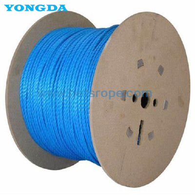 Bölünmüş Film Polipropilen Elyaf Örgülü Halatlar 3 Strand 160mm