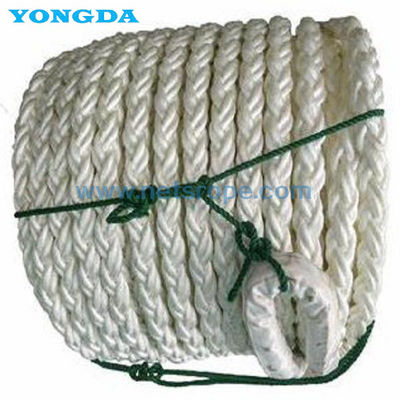 Yüzen Düşük Uzama Polipropilen Monofilament Fiber Halatlar İyi Aşınma Direnci