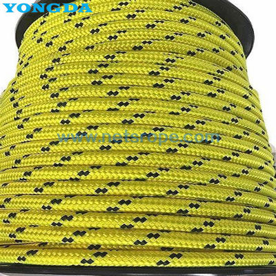 Yüksek Mukavemetli Polyester Filament Örgülü Halat 48mm 6 Strand