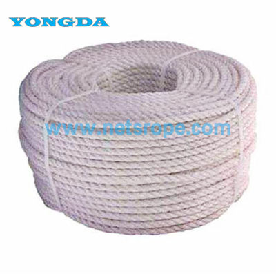 Güçlü 12mm 16mm 18mm 3 ipli Dönüştürülmüş Uzun Sürekli Nylon Düzme İpler Trawling / Booy Bağlantısı / Tekne demirleme için