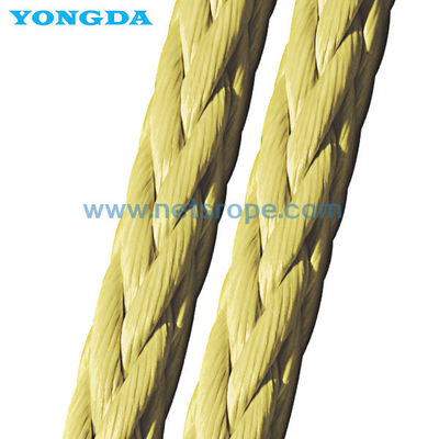 8 /12 Tel Ultra Güçlü Sentetik Aramid İpler Çıkıştırma / Çekme / Doklama için Mükemmel Isı Direnciyle