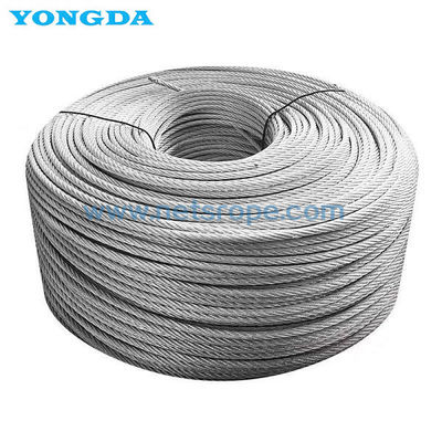 Yüksek Güçlü 3x7 Galvanizli Çelik Tel İpi Dayanıklı, Korozyona Dirençli, Denizcilik ve Endüstriyel Kullanım için Esnek