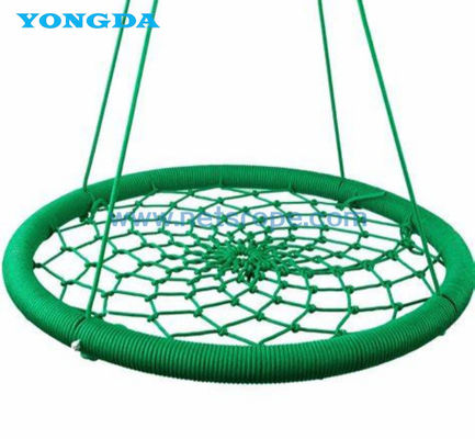 Yüzük Yuvarlak Oyun Alanı Ağ Swing 100cm Geniş, Dayanıklı, Hava Durumuna Dirençli ve Dışarıda Eğlenmek İçin Mükemmel